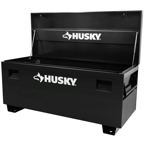 husky d steel job site tool box|husky tool box.